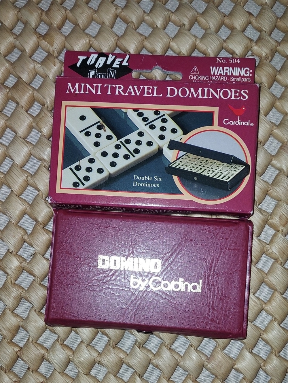 Cardinal Mimi Travel Dominoes VTG